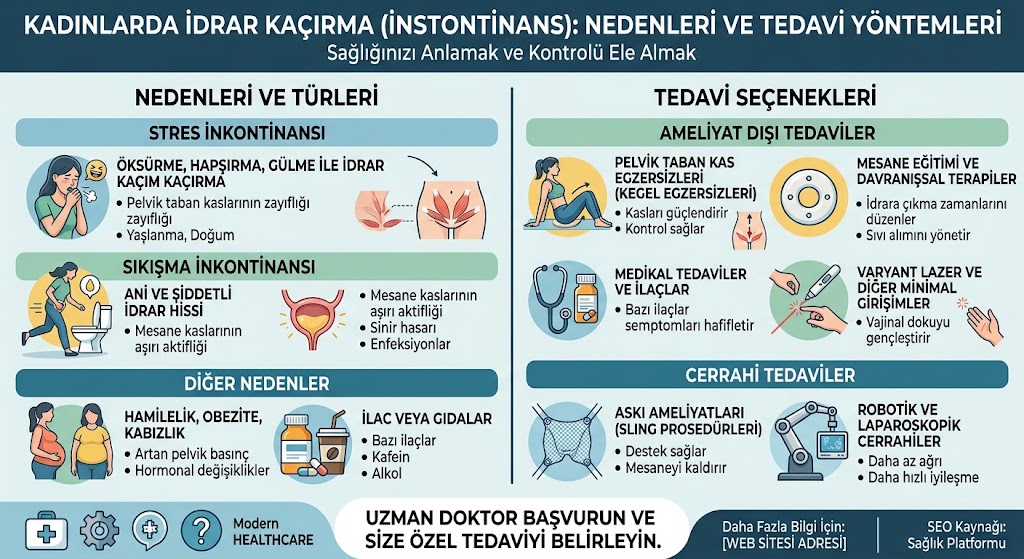 Kadınlarda İdrar Kaçırma ve Tedavisi | Dr. Mehmet Sevim